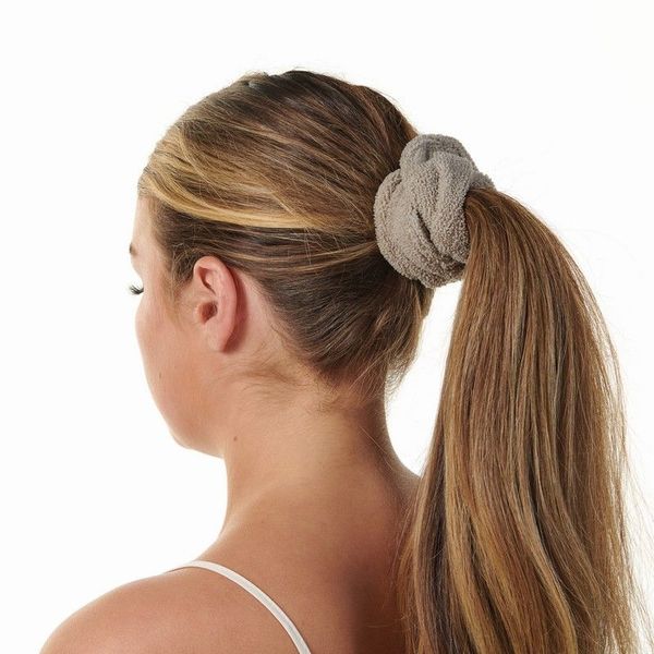 Microfibre Scrunchie 2pk - Grey & Mint